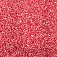 Krazy Sprinkles - Red Pearl Sugar Sand (1/2 Cup, 1x Jar) for Cakes, Ice Cream & Cookies
