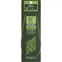 Takumi Bamboo Circular Knitting Needles 36"-Size 1/2.25mm