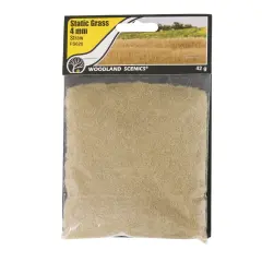 Woodland Scenic Static Grass 4mm-Straw