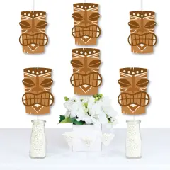 Big Dot of Happiness Tropical Luau - Tiki Decorations DIY Hawaiian Beach Party Essentials - Set of 20