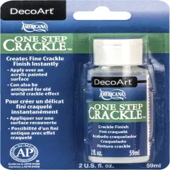 DecoArt One Step Crackle Finish Carded-2oz