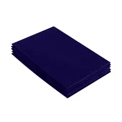 FabricLA Acrylic Felt Sheets for Crafts - Precut 9" X 12" Inches (20 cm X 30 cm) Felt Squares - Use Felt Fabric Craft Sheets for DIY, Costume, and Decoration | Navy Blue - 5 Pieces