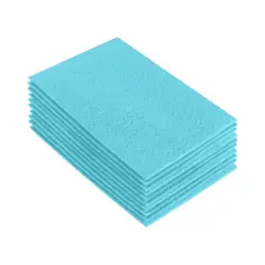 FabricLA Acrylic Felt Sheets for Crafts - Precut 9" X 12" Inches (20 cm X 30 cm) Felt Squares - Use Felt Fabric Craft Sheets for DIY, Hobby, Costume, and Decoration | Baby Blue - 10 Pieces