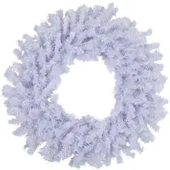 Northlight White Crystal Spruce Artificial Christmas Wreath - 20" - Unlit
