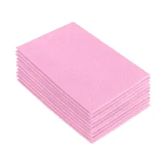 FabricLA Acrylic Felt Sheets for Crafts - Precut 9" X 12" Inches (20 cm X 30 cm) Felt Squares - Use Felt Fabric Craft Sheets for DIY, Hobby, , and Decoration | Baby Pink - 10 Pieces