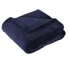 Huge Soft Microfiber Blankets | RADYAN&reg; Deep navy
