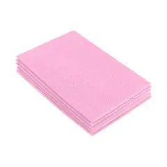 FabricLA Acrylic Felt Sheets for Crafts - Precut 9" X 12" Inches (20 cm X 30 cm) Felt Squares - Use Felt Fabric Craft Sheets for DIY, Hobby, , and Decoration | Baby Pink - 5 Pieces