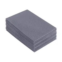 FabricLA Acrylic Felt Sheets for Crafts - Precut 9" X 12" Inches (20 cm X 30 cm) Felt Squares - Use Felt Fabric Craft Sheets for DIY, Hobby, Costume, and Decoration | Grey - 10 Pieces