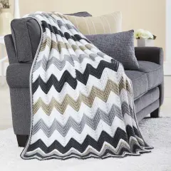 HerrschnersMoonlit Sky Afghan Crochet Kit Multi