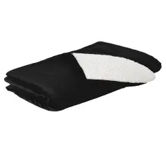 Unwind in Rustic Mountain Lodge Blanket | RADYAN&reg; Black