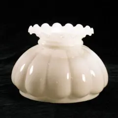 7" Opal Melon Oil Lamp Shade