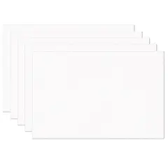 Construction Paper, Bright White, 12" x 18", 100 Sheets Per Pack, 5 Packs