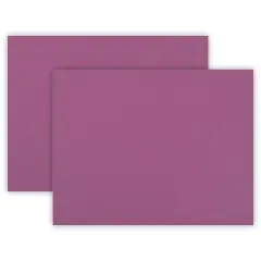 4-Ply Railroad Board, Magenta, 22" x 28", 25 Sheets Per Pack, 2 Packs