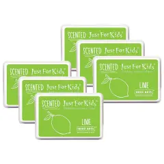 Just for Kids&reg; Scented Ink Pad Lime/Green, Pack of 6