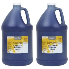 Little Masters&reg; Washable Tempera Paint, Violet, Gallon, Pack of 2