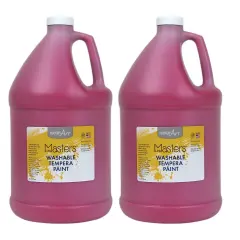Little Masters&reg; Washable Tempera Paint, Magenta, Gallon, Pack of 2