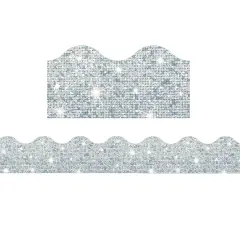 Silver Sparkle Terrific Trimmers&reg;, 32.5' Per Pack, 6 Packs