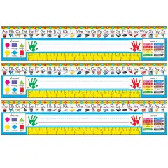 Zaner-Bloser Desk Toppers&reg; Reference Name Plates, PreK-1, 36 Per Pack, 3 Packs