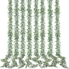 5.6FT Faux Eucalyptus Garland &ndash; Greenery for Table Runners, Events & Mantel Decor