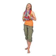 36" - 42" Bulk 50 Pc. Luau Party Polyester Lei Assortment