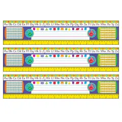 Zaner-Bloser Desk Toppers&reg; Reference Name Plates, Grades 2-3, 36 Per Pack, 3 Packs