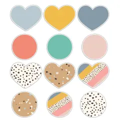 We Belong Hearts & Dots Cut-Outs, 36 Per Pack, 3 Packs