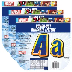 Marvel&trade; Super Hero Adventure Deco Letters, 223 Per Pack, 3 Packs