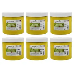 Washable Finger Paint, Yellow, 16 oz., Pack of 6