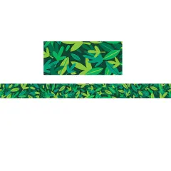 Ranger Rick&reg; Forest Leaves Straight Border Trim, 35 Feet Per Pack, 6 Packs