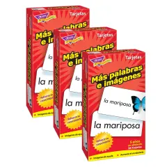 M&aacute;s palabras e im&aacute;genes (SP) Skill Drill Flash Cards, 3 Packs