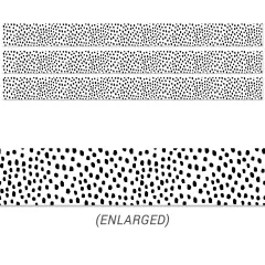 Black Messy Dots EZ Border, 48 Feet Per Pack, 3 Packs