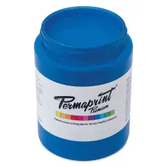 Permaprint Premium Screen Ink - Glow Blue, 300 ml