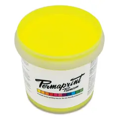 Permaprint Premium Screen Ink - Glow Yellow, 1 L