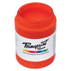 Permaprint Premium Screen Ink - Glow Orange, 300 ml