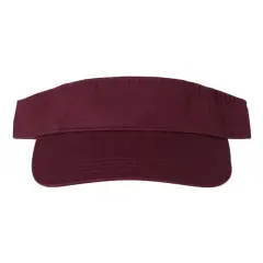 Valucap&reg; Bio-Washed Visor Maroon