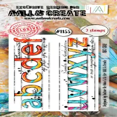 AALL And Create A8 Photopolymer Clear Stamp Set-ABC CBA!