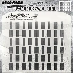 Tim Holtz Layered Stencil 4.125"X8.5"-Sticks
