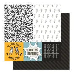 Bro's Amazing Double-Sided Cardstock 12"X12"-Legend