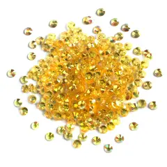 Buttons Galore Jewelz Rhinestones Craft Embellishments Assorted Colors Approx. 1600 Pieces Topaz ab