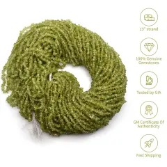 Peridot Chip Beads, 34 Inch, Natural Chip Strands, Drilled Strung Nugget Beads, 3-7mm, Polished, GemMartUSA (CHPD-70001)