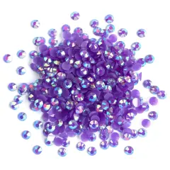 Buttons Galore Jewelz Rhinestones Craft Embellishments Assorted Colors Approx. 1600 Pieces Amethyst ab