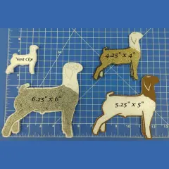 Show Goat Silicone Freshie Mold