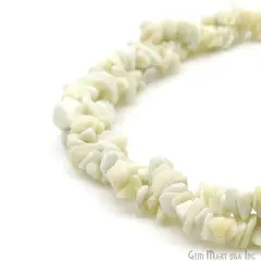 Serpentine Chip Beads, 34 Inch, Natural Chip Strands, Drilled Strung Nugget Beads, 3-7mm, Polished, GemMartUSA (CHSR-70001)