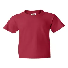 12 Pack: Fruit of the Loom&reg; Youth Short Sleeve Crew Neck T-Shirt True red