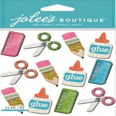 Jolee's Boutique School Supplies Repeat Dimensional Stickers