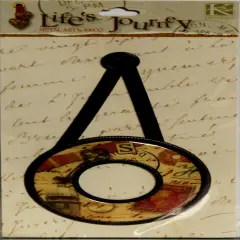K & Company Life's Journey Collage Vingette Metal Embellishment