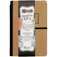 Dyan Reaveley's Dylusions Creative Dyary 5"X8"-Kraft W/Black