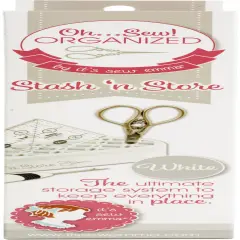It's Sew Emma OhSew! Organized Stash 'n Store-White