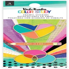 Vicki Boutin Color Study Enamel Stickers, 3pcs