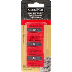 General's Little Red All-Art Pencil Sharpeners 3/Pkg